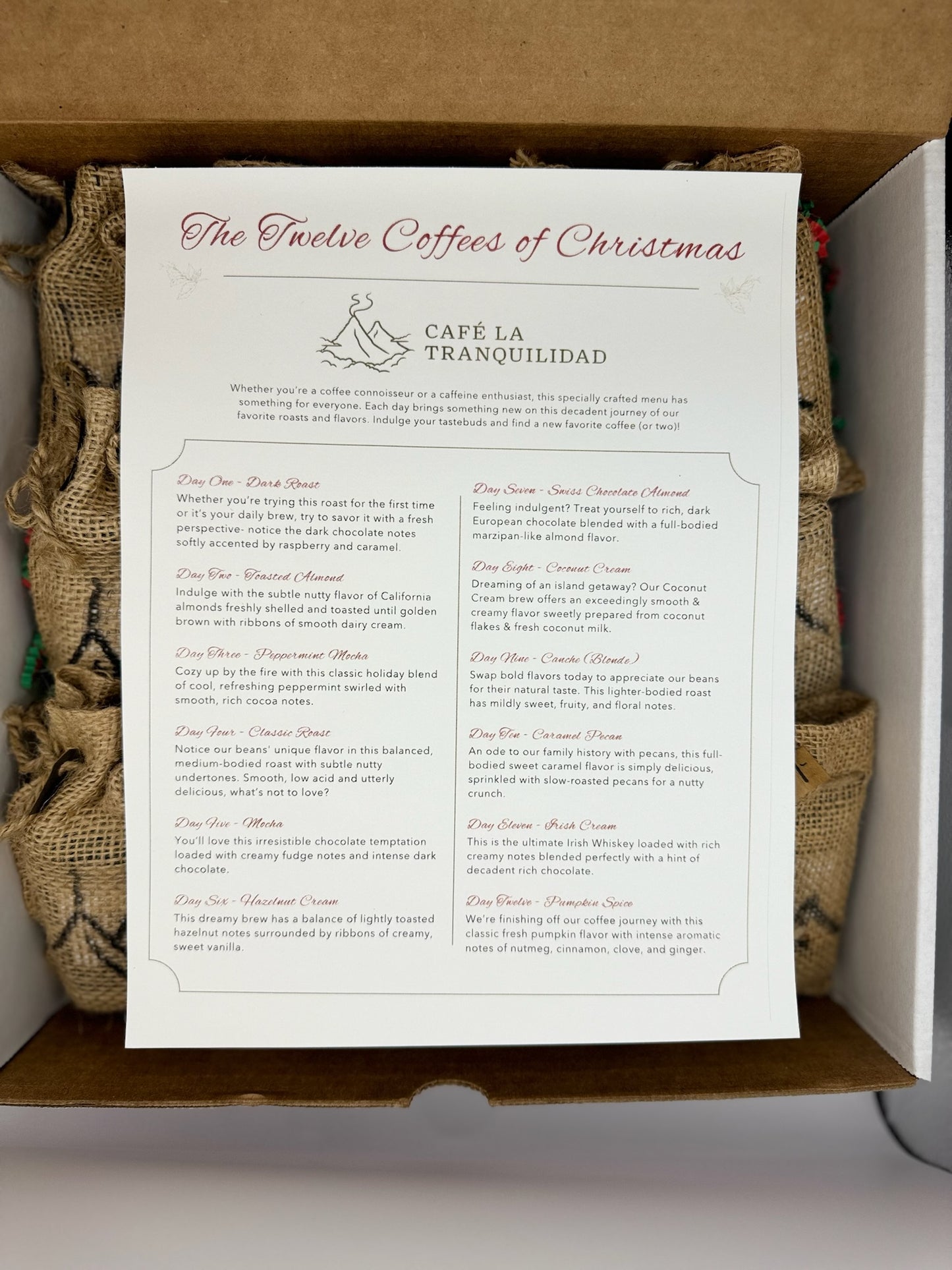 Holiday Coffee Advent Calendar